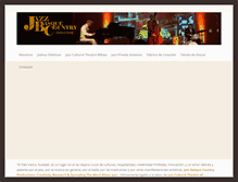 Tablet Screenshot of jazzbasquecountry.com